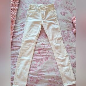 H&M White High/Mid rise Skinny Pants